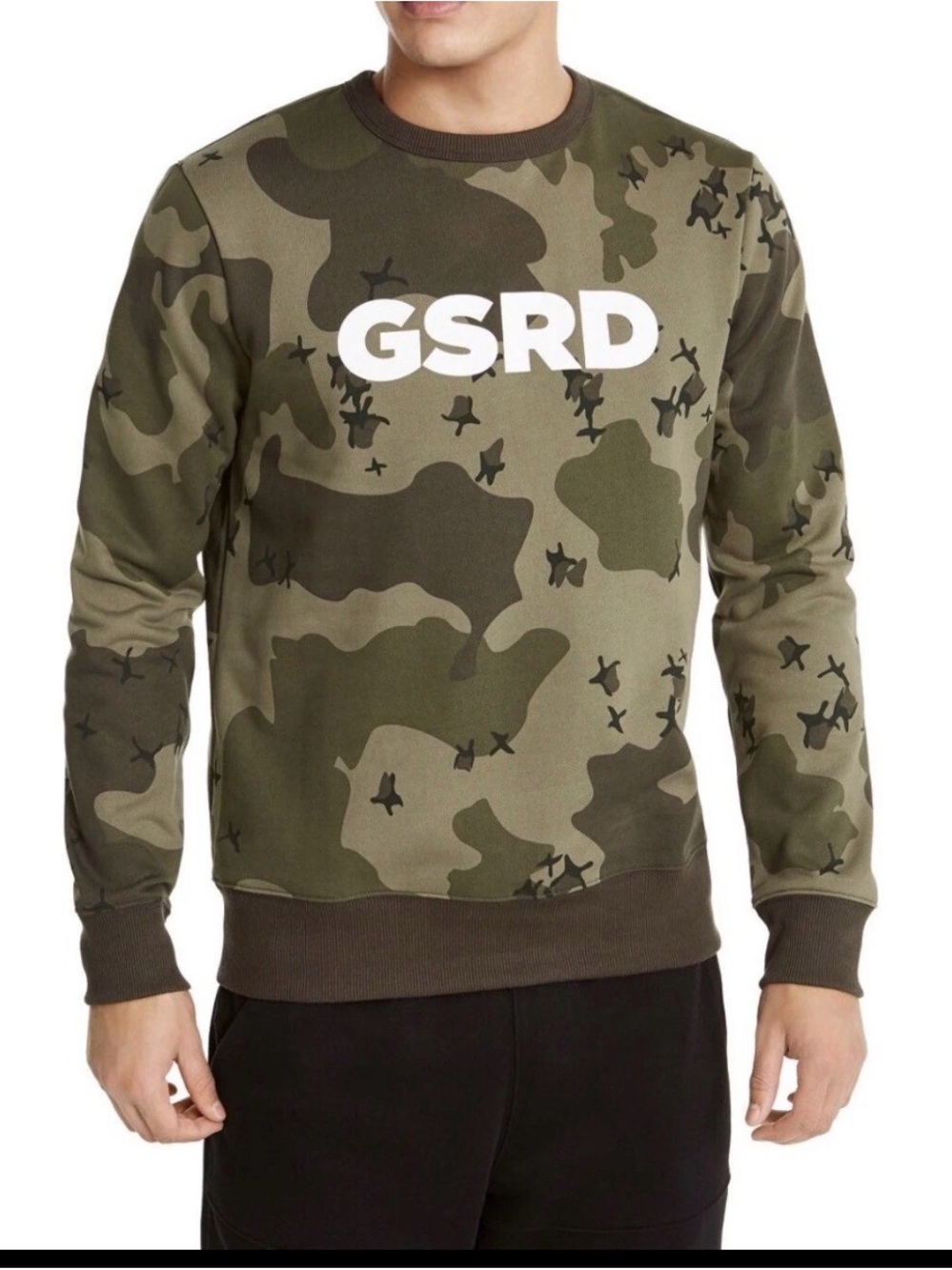 G-Star Raw Ferru Camo Sweatshirt Men's Size S